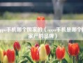 oppo手机哪个国家的（oppo手机是哪个国家产的品牌）